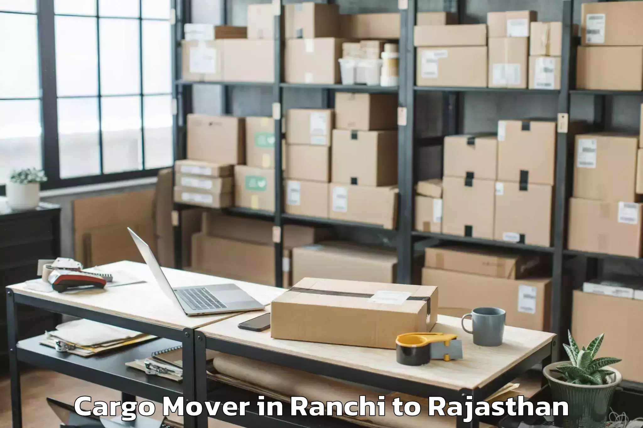 Book Ranchi to Banasthali Vidyapith Cargo Mover Online